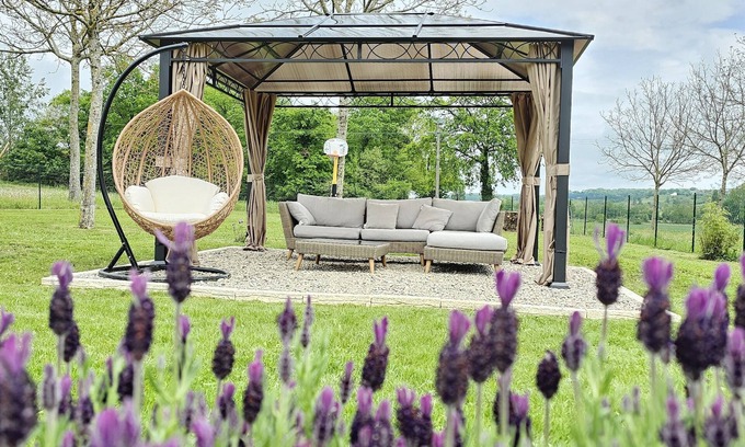 Parranquet Casa | Charmant Gîte Piscine Privée Chauffée Climatisé Wifi aux Portes du Périgord 4