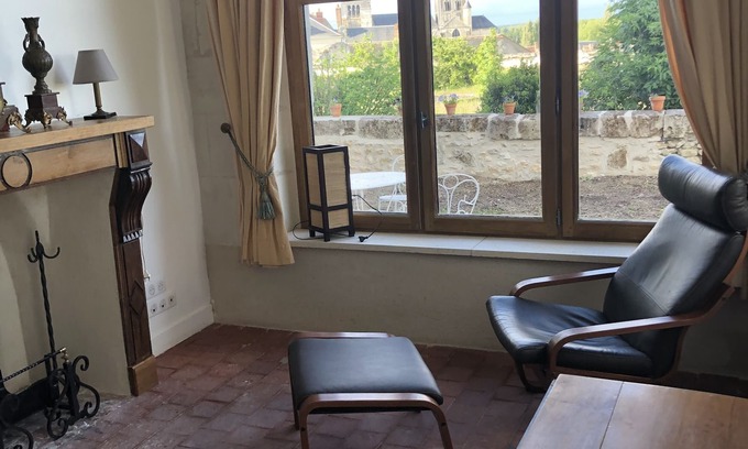 Saint-Aignan Apartamento | Charmant Gite Lumineux en rez de. Jardin