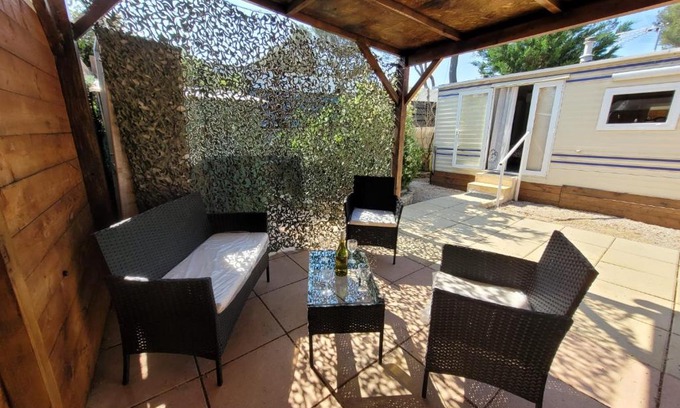 Le Castellet Casa | Charmant mobil home 2 à 4 personnes camping1* Les arbouses