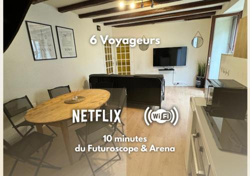 Migne-Auxances Apartamento | Charmant & Proche Futuroscope