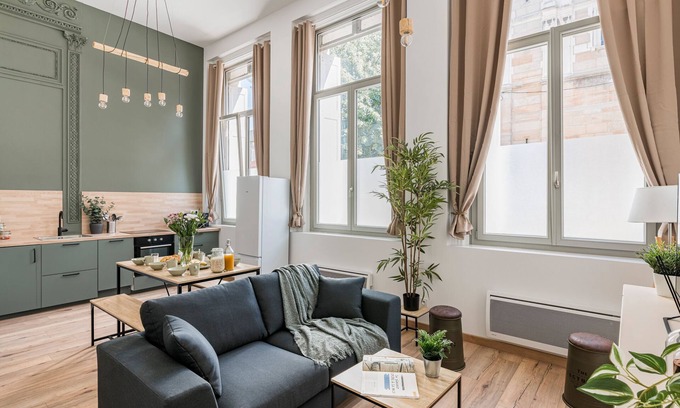 Centre Ville Apartamento | Charmant & Spacieux Appartement en Cœur de Ville de Saint-etienne - 6 Personnes