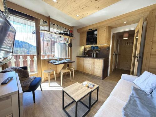 Cohennoz Apartamento | Charmant studio à 300m des pistes et commerces du Cernix - balcon, parking, casier à skis - FR-1-595-99