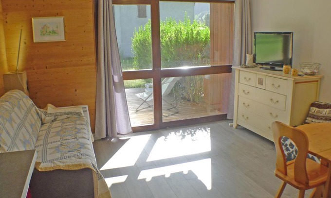Samoens Apartamento | Charmant studio avec terrasse, jardin et parking, proche télécabine - FR-1-629-86