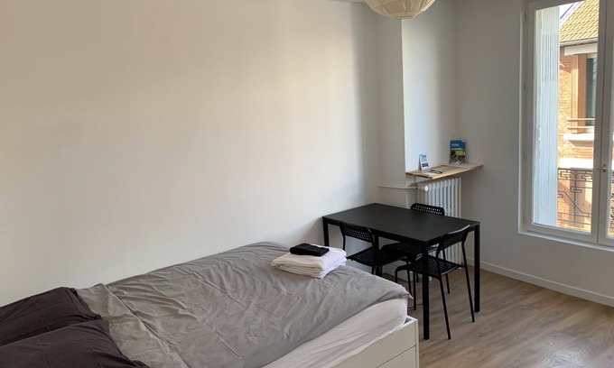 Saint-Fargeau Apartamento | Charmant Studio rue Calme Bonne Localisation