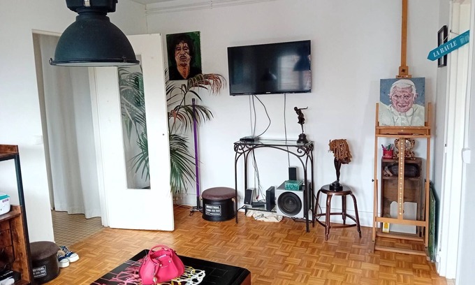 Athis-Mons Apartamento | Charmant T2 à Proximité de Paris