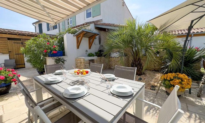 Loix Villa | Charmante location en 2 parties dans le village de Loix
