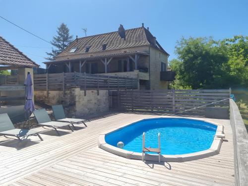 Siorac-en-Perigord Casa | Charmante maison piscine privée