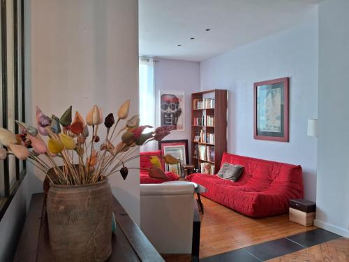 Saint-Bruno - Saint-Victor Apartamento | Charmante maison avec extérieur paisible, proche centre ville