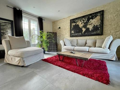 Luc-sur-Mer Casa | Charmante maison de 110m2 située à Luc à 800 m de la mer