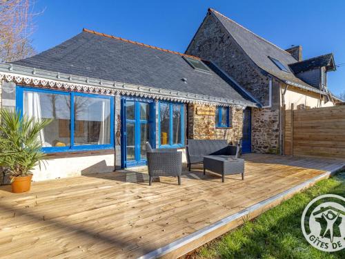 Ombree d'Anjo Casa | Charmante maison en Anjou Bleu, 2 pers, terrasse, poêle à bois, équipements bébé, cuisine équipée - FR-1-622-72