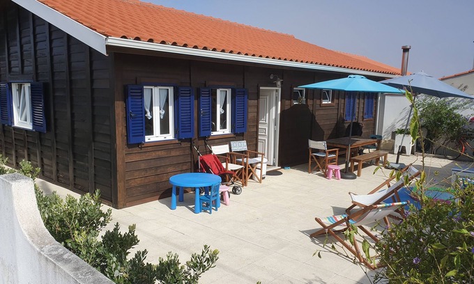 Figueira da Foz Cabaña | Charmante Maison en Bois, au Bout de la Rue, la Plage