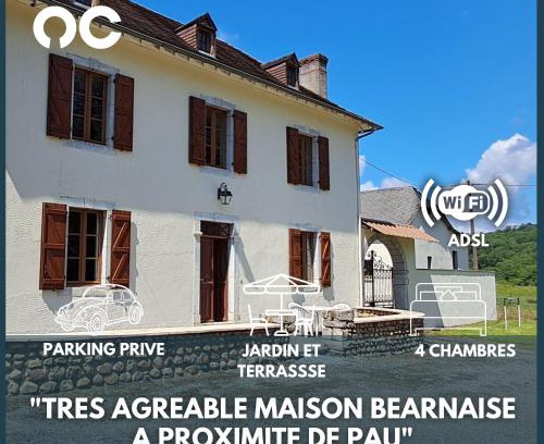 Aubertin Casa | Charmante maison - Terrasse, Piscine - Près de Pau