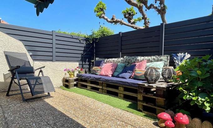 Mimizan-Plage Casa | Charmante Petite Maison 52m2 Avec Terrasse Aménagée 25 m2 et 1 Place de Parking