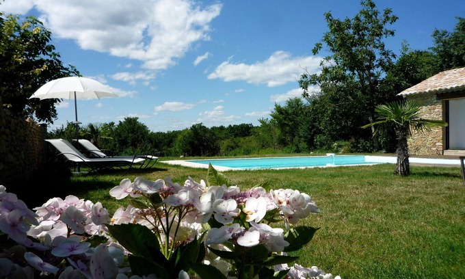 Saint-Andre-d'Olerargues Cabaña | Casa rural con encanto para hasta 3 personas cerca de Goudargues y Uzès