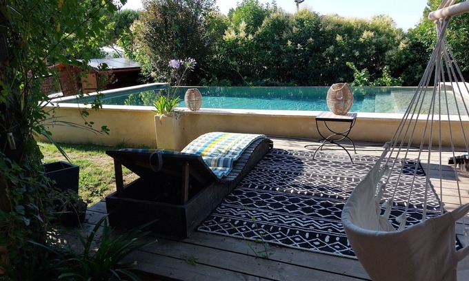 Saint-Genies-de-Fontedit Villa | CHARMING ECOLOGICAL VILLA WITH PRIVATE OVERFLOW POOL