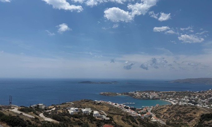 Batsi Casa | Charming 1-bedroom house in delightful Andros with WiFi, AC, endless views