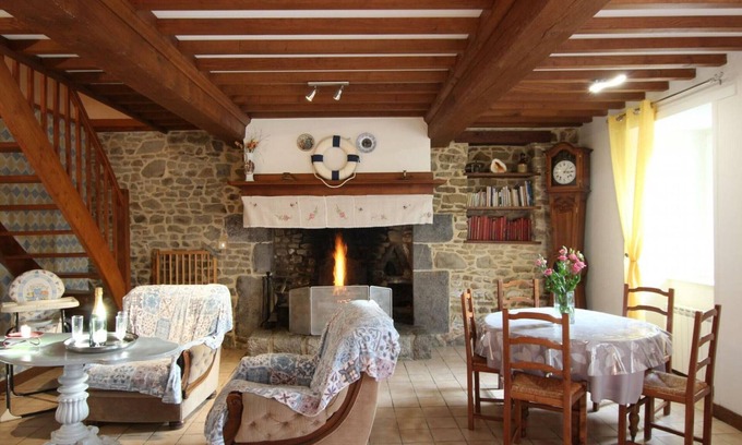 Lingreville Cabaña | Casa en Lingreville para 5 pers, cerca de la playa, chimenea, jardín, Wi-Fi, acepta animales