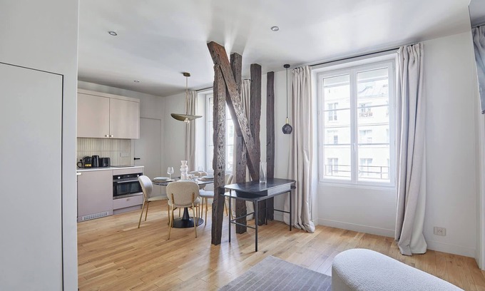Quartier Sainte-Marguerite Apartamento | Charming 1bdr AC Le Marais Centre de Paris
