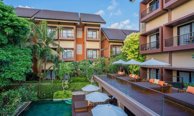 Umalas Apartamento | Charming 1BR Suites Garden View Near Seminyak & Canggu