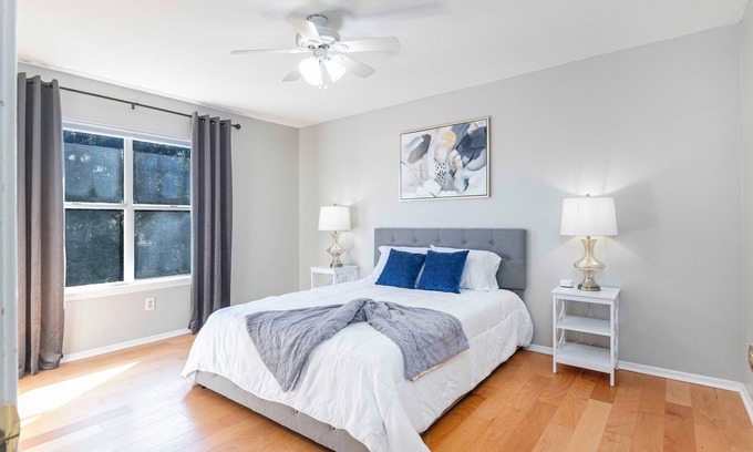 Lafayette Casa | Charming 2-bedroom, queen-bed, townhome in the center of Lafayette with AC, WiFi