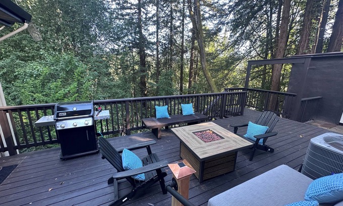 Guerneville Casa | Charming 2-bedroom home tucked in the Redwoods but only steps from downtown…