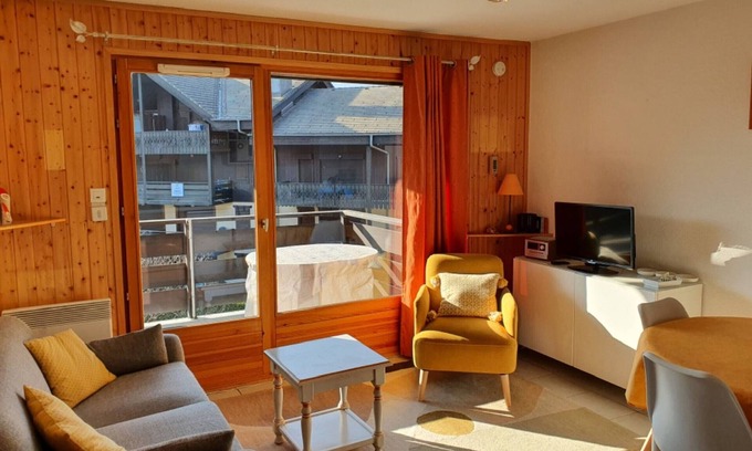 Samoens Apartamento | Apartamento de 3 Piezas con Vistas a las Montañas en el Centro de Samoëns