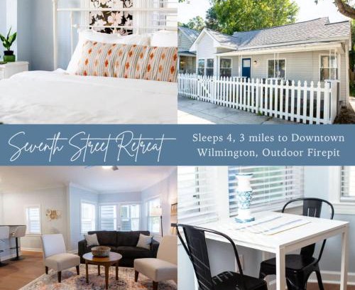 Wilmington Historic District Casa | Charming 2BR Wilmington Bungalow Close to Beaches