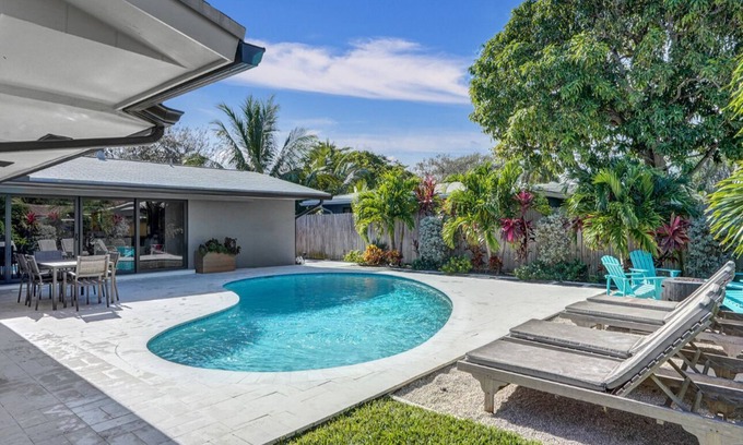 Imperial Point Villa | Charming 3-bedroom villa with AC and WiFi in nice Fort Lauderdale POOL HEATED