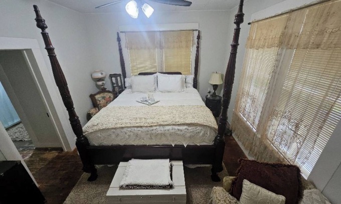 Coldspring Casa | Charming 4-bedroom house in Coldspring just 1 block from the Courthouse square.