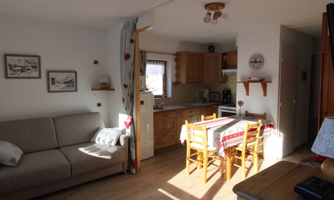 Lanslevillard Apartamento | Apartamento acogedor para 4 personas, Val Cenis, cerca de pistas y tiendas