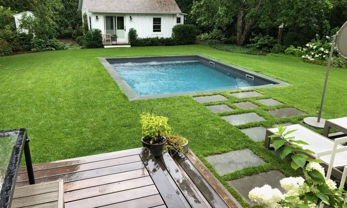 East Quogue Cabaña | Charming and Bright Cottage with Salt Water Pool