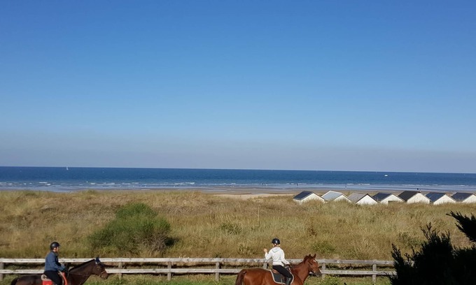 Ouistreham Casa | Bonita casa anglo-normando frente al mar