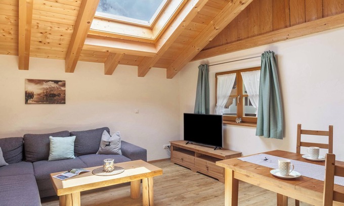 Untergrainau Apartamento | Encantador apartamento "Ferienhaus Huber" con vistas a la montaña
