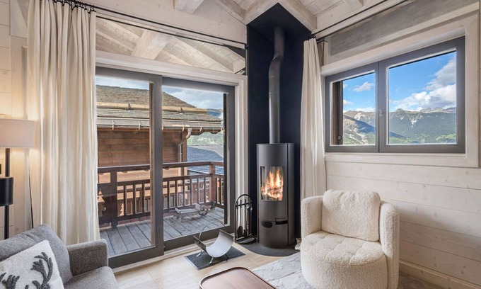 La Perriere Apartamento | Encantador apartamento para 4 personas al pie de las pistas en Courchevel