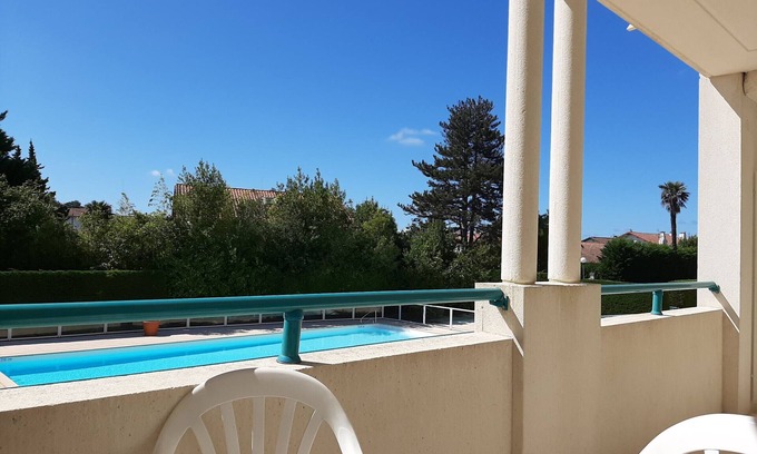 Ciboure Apartamento | Apartamento con Terraza, Piscina y Parking en Ciboure