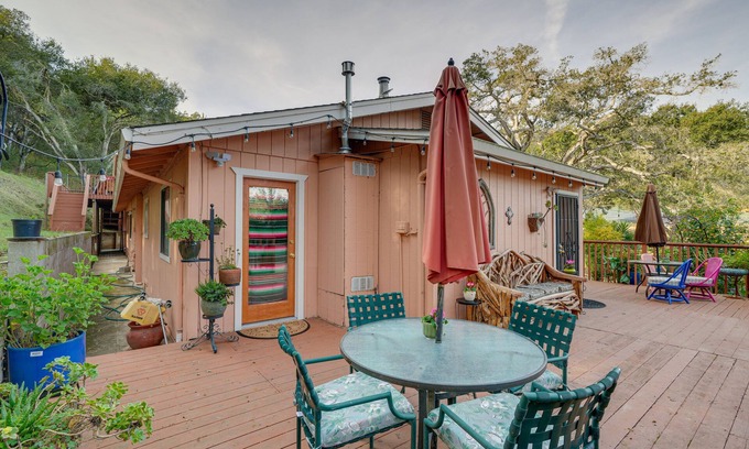 Aromas Casa | Charming Aromas Home w/ Deck & Patio!