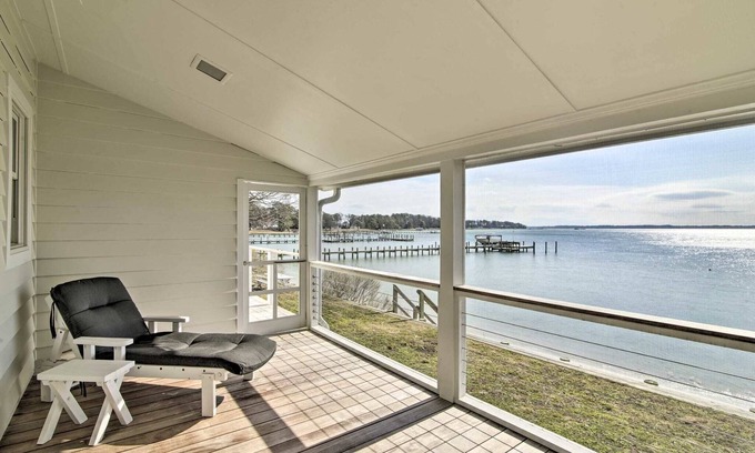 Deltaville Cabaña | Charming Beach Cottage on Fishing Bay