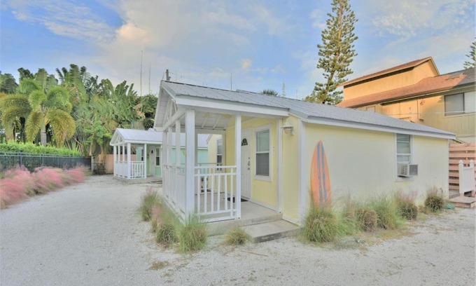 Siesta Key Village Casa | Charming Beach Cottage Steps to Siesta Beach and Village Shops and Restaurants