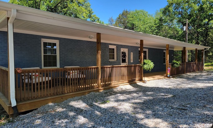 Chester Casa | Newly renovated, charming brick home set on 45 acres with pond and hiking trails