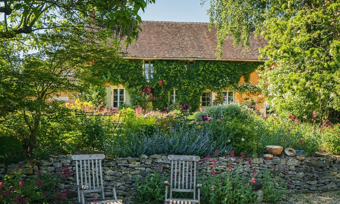 Neuilly-en-Sancerre Cabaña | Gîte-Rural-Habitación con desagüe-Vista al Jardín-Tourisme Durable
