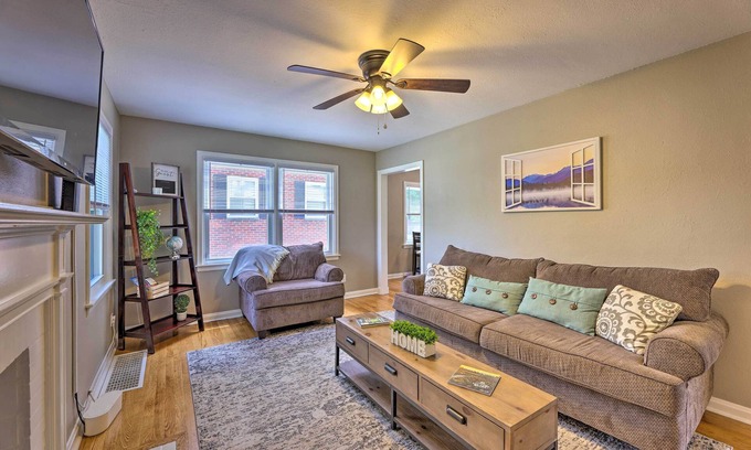 Kanawha City Casa | Charming Charleston Home w/ Yard & Fire Pit!