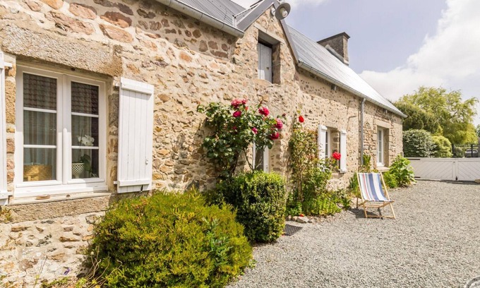 Gouville-sur-Mer Cabaña | Casa vacacional con jardín, cerca de la playa, todas las comodidades incluidas, se aceptan mascotas