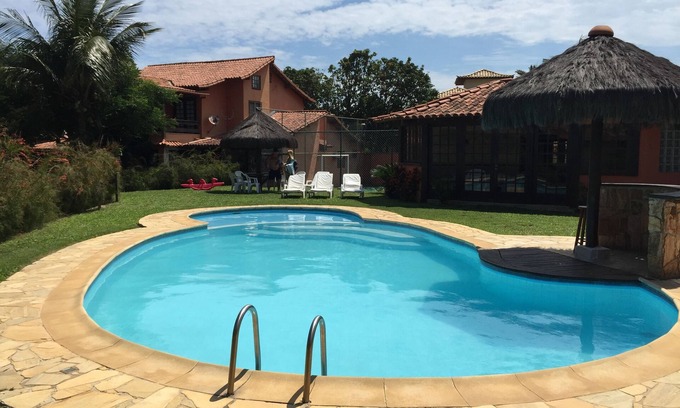 Bosque de Geriba Casa | Cond. encantador, familiar con seguridad, infra, estacionamiento, en la playa de Geribá