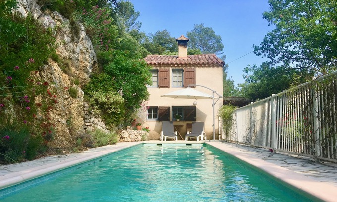 Barjols Casa | Encantadora casa de campo convertida junto al bosque, piscina privada, excelentes vistas