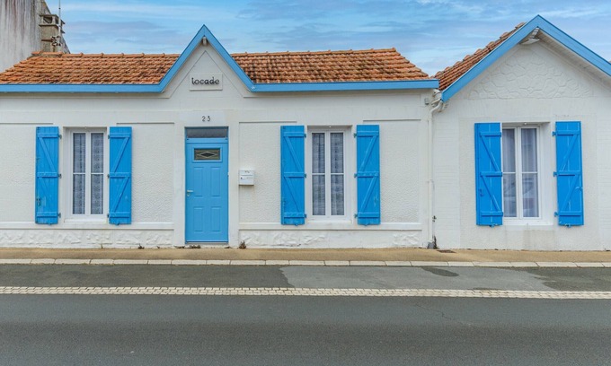 Quartier des Dunes Casa | Casa con patio cerca de la playa para 4 personas