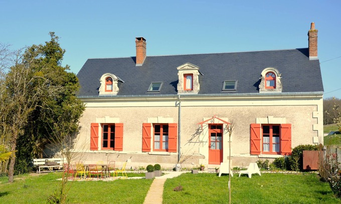 Monthou-sur-Cher Casa | Encantadora casa de campo (Deco), cerca de los castillos del Loira y el zoológico de Beauval