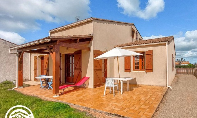 Jard-sur-Mer Cabaña | Encantadora casa 6 pers. en Jard-sur-Mer, cerca de la playa y Vélodyssée