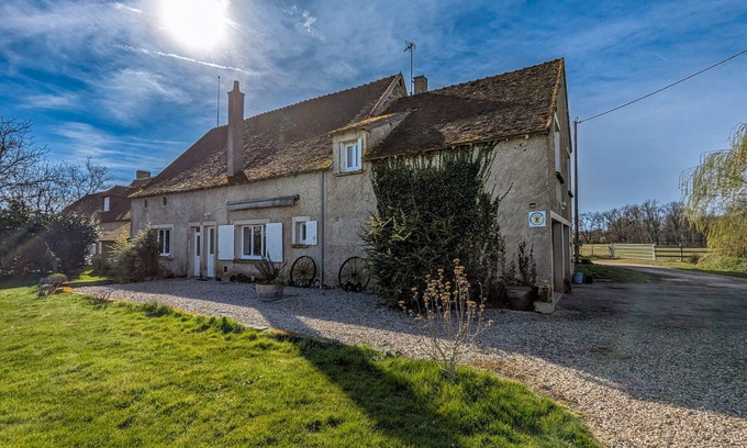 Vendœuvres Cabaña | Casa rural con piscina en la naturaleza del Parque de la Brenne