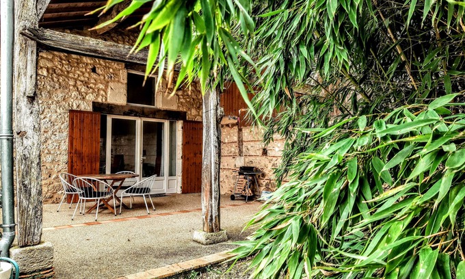 Saint-Salvy Cabaña | Encantadora casa de campo en Lot-et-Garonne, con terraza, piscina opcional y spa