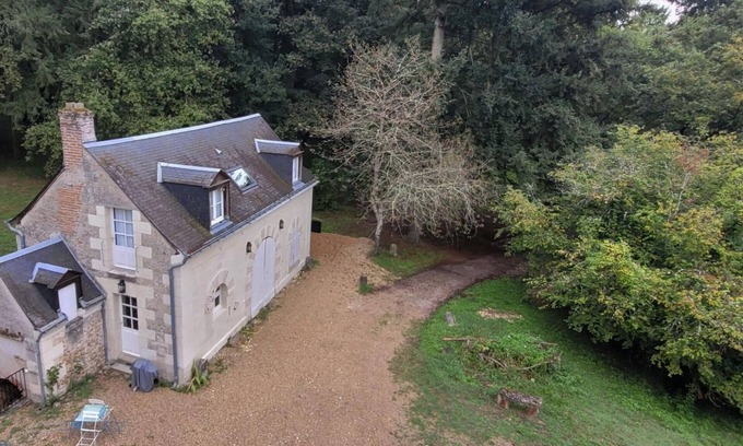 Reugny Cabaña | Encantadora casa rural cerca de Amboise con gran jardín y Wi-Fi